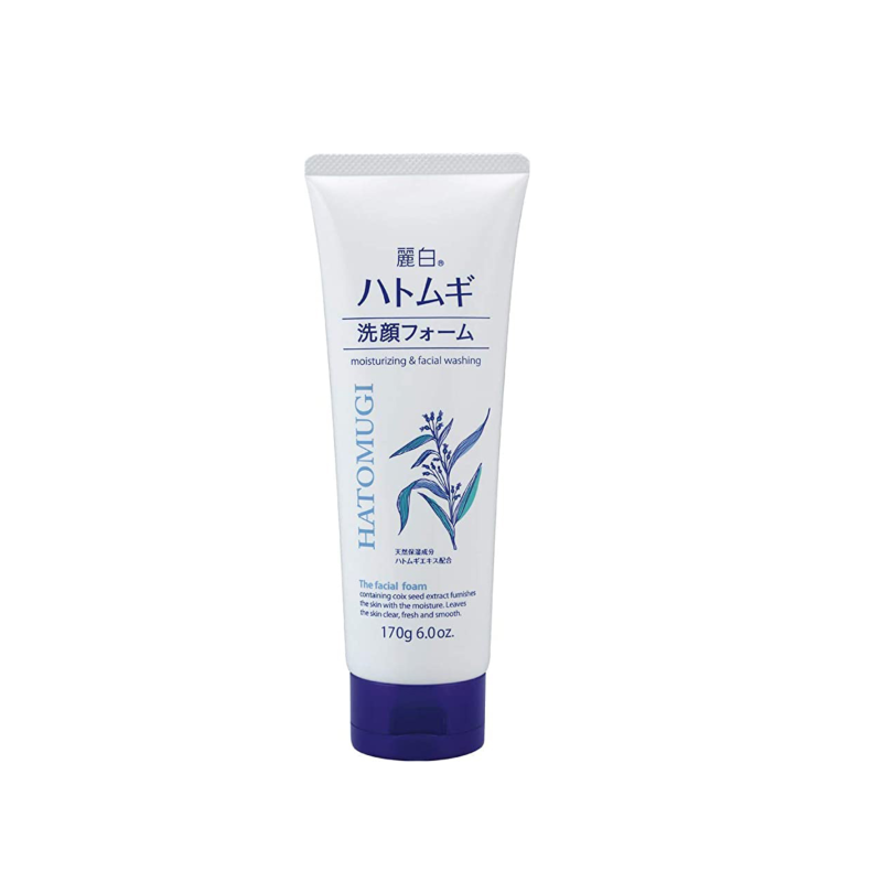 Kumano Yushi Reihaku Hatomugi Bright Up Facial Wash 170g