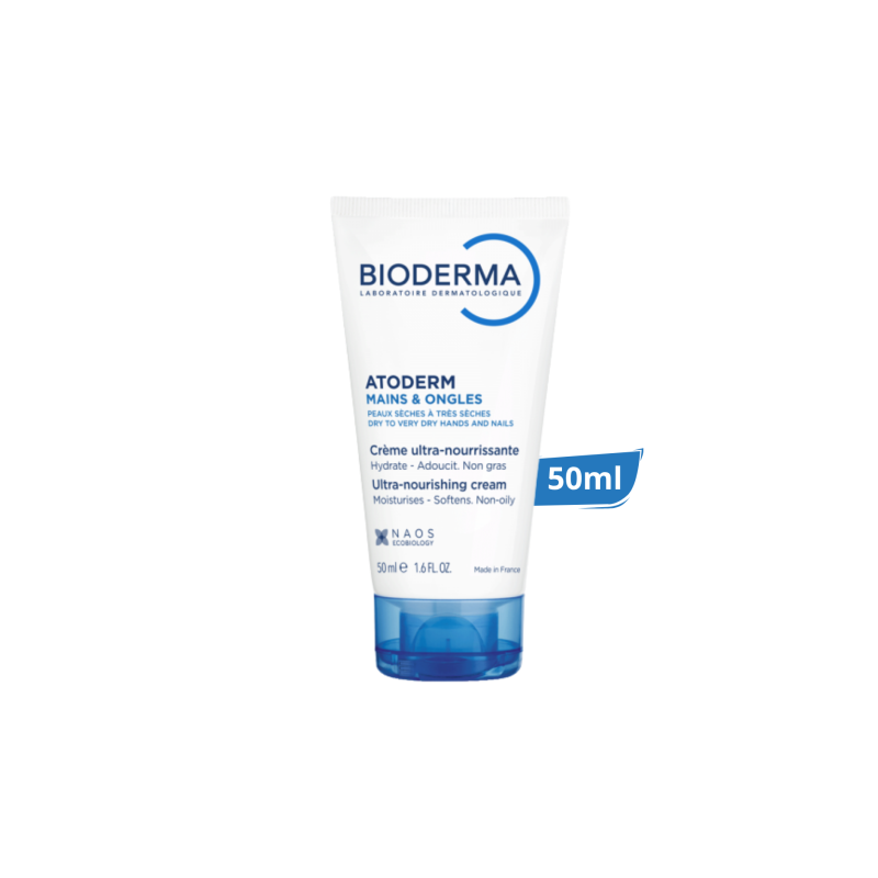 Bioderma Atoderm Mains & Ongles Ulra-Nourishing Hand & Nail Cream 50ml