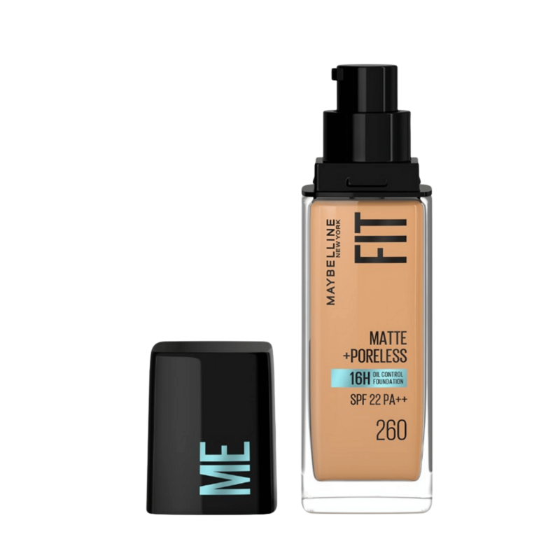 Maybelline Fit Me Matte + Poreless Foundation #260