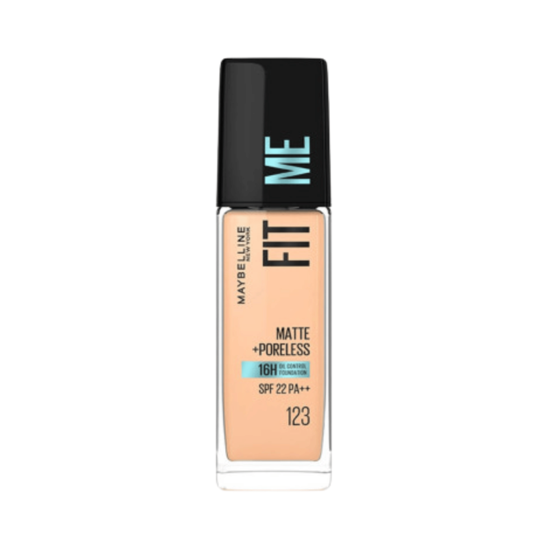 Maybelline Fit Me Matte + Poreless Foundation #123