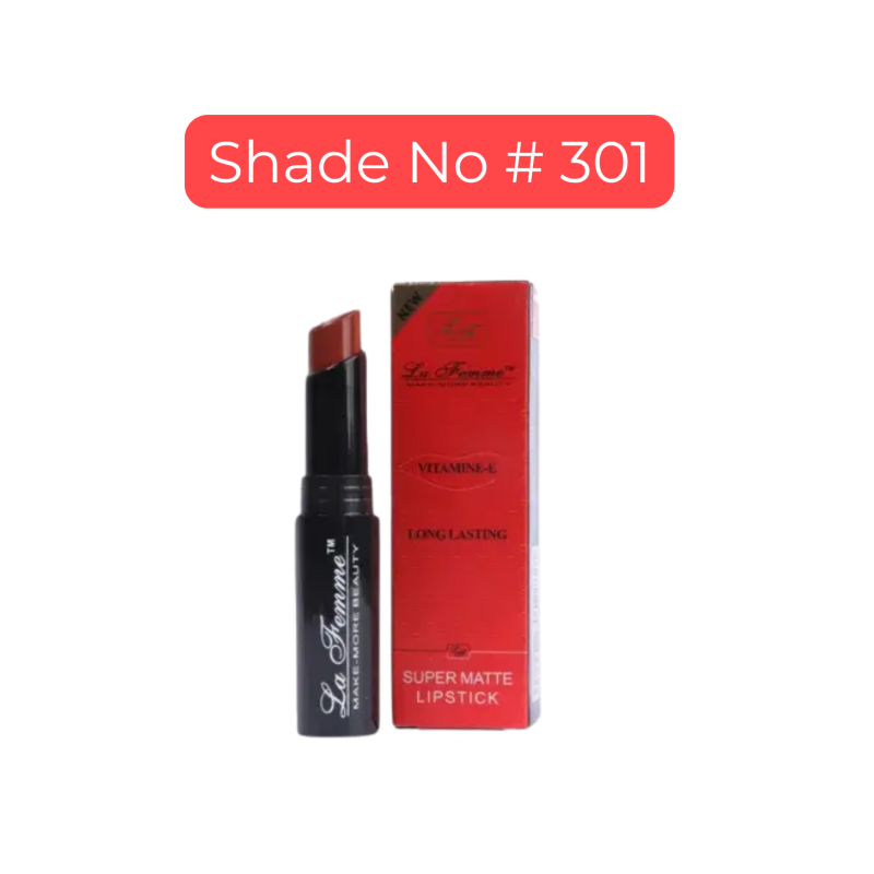 La Femme Super Matte Lipstick Shade No # 301 (3.4g)