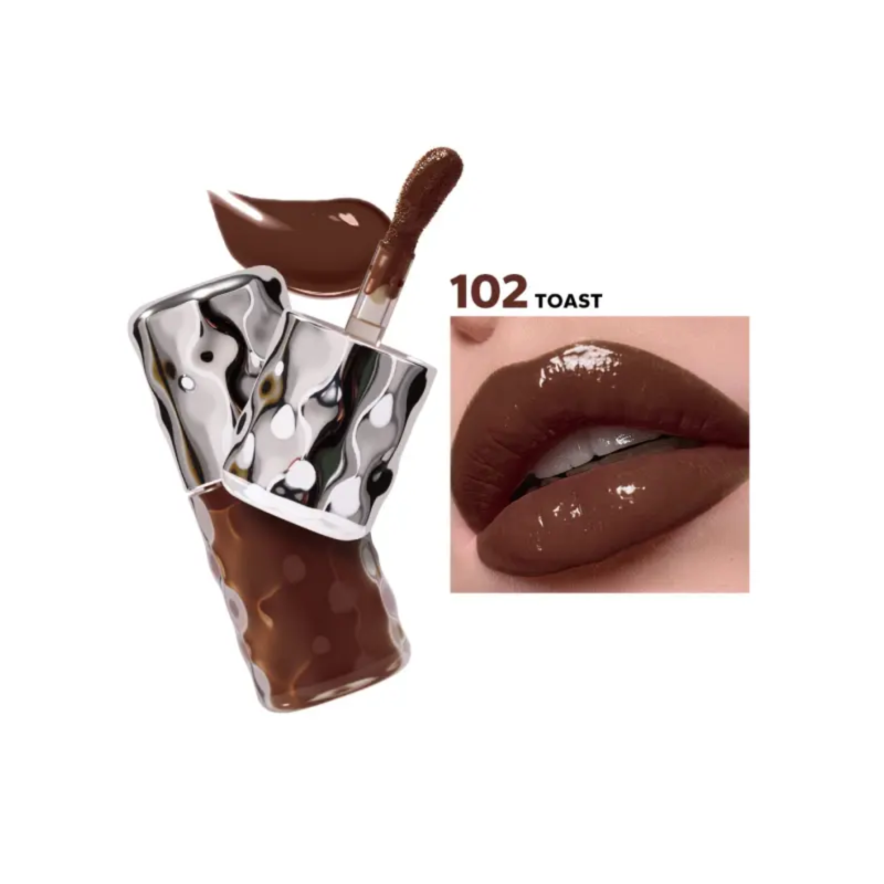 Beauty Glazed Volume Plumping Lip Gloss 102 Toast 6g
