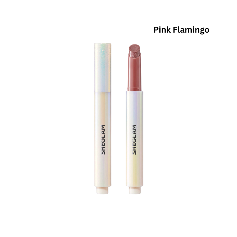 Sheglam pout perfect shine lip plumper pink flamingo